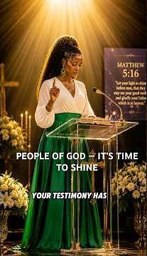 Let Your Light Shine | Matthew 5:16 | People of God, It’s Time to Shine