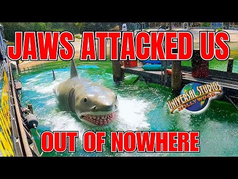 Face the Great White Shark | Thrilling Adventure on the Jaws Ride at Universal Studios Hollywood