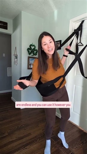 Comment swing for your own at home trx machine for thigh workouts, side stretches, and even more