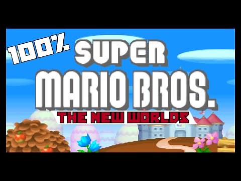 Super Mario Bros. - The New Worlds Full Game Walkthrough (100%)
