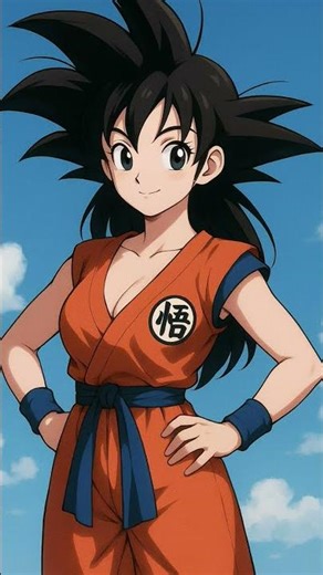 Goku in female version 👧