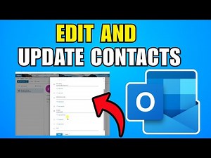 How To Edit And Update Contacts In Outlook Address Book (2026) (Best Method)