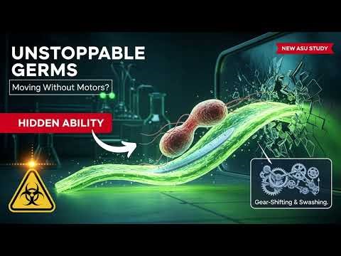 Scientists Stunned Bacteria Use Swashing and Molecular Gears to Move Without Flagella