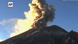 Mexico's Popocatepetl volcano returns to activity with impressive views