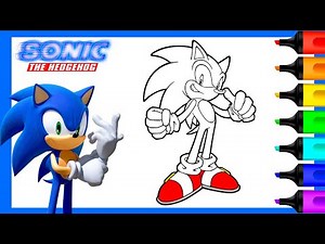 Sonic the Hedgehog Coloring Book | Sonic Coloring Pages