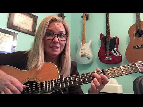 How to play color my world on guitar EASY ish