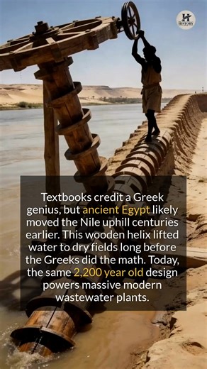 This ancient machine changed how civilizations survived. #ancient #engineering #historyfacts | The History Page