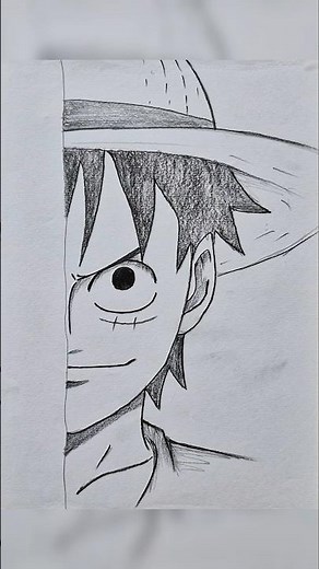 How to Draw Luffy Step by Step - Easy One Piece Drawing Tutorial