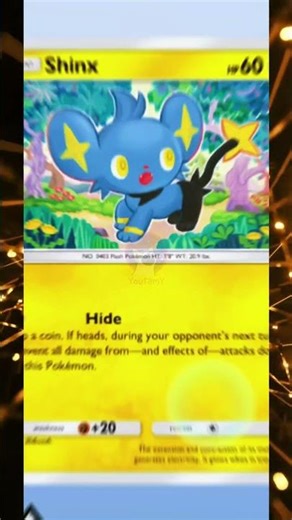 DID YOU KNOW SHINX IS ONE OF THE BRIGHTEST LEGENDS?⚡Pokémon TCGP #pokemontcg #charizard #gta #shorts