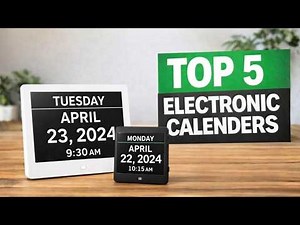 Top 5 BEST Electronic Calendars on amazon Right Now