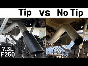 How much of a difference does a tip make for turbo whistle?