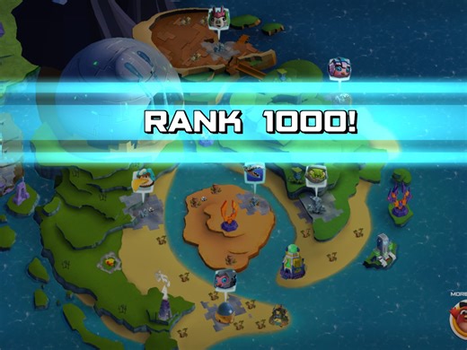 【Angry birds】从零开始发展存档第100天:一次性解锁四个角色 总等级1000级达成！！！