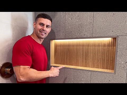 How to get LED's in your Shower Niche