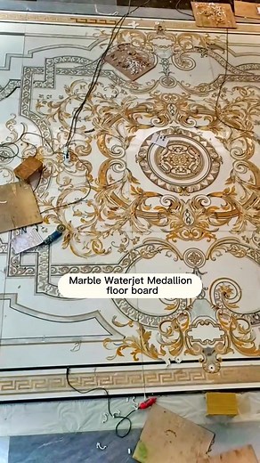 #waterjetmedallion #floortile #floor #marblestone #mansion #floortile #luxuryhousedesign #villadesign #naturalmarble #villa #marbletiles #luxuryhouse #