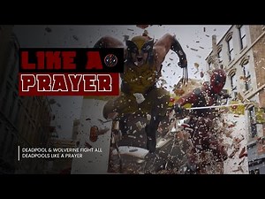 Deadpool & Wolverine Clip - Like A Prayer Fight Scene Deadpool VS Deadpools - 2160p60fps (2024)