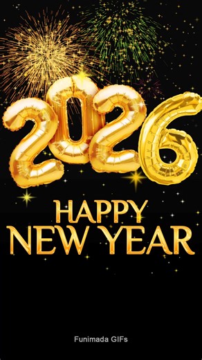 ✨ Happy New Year 2026! 🥂 #newyear2026 #happy2026 #happynewyear2026 #HNY2026 #funimada Get this GIF and more 2026 cards here: 👉 https://www.funimada.com/new-year/ | Funimada GIFs