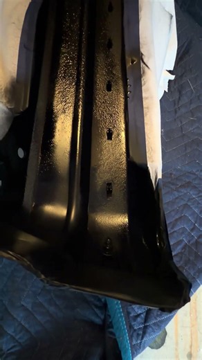 Rust Reformer by Rust-Oleum used on rusted inside of bumper. Anyone use this? I think it looks good.
