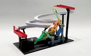 3D打印marble machine 机械滚珠轨道模型