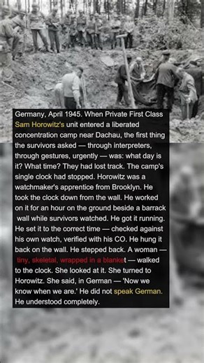 Soldier Fixed the Only Clock in a Liberated Concentration Camp | Military History Talks