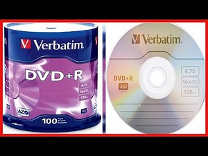 Verbatim DVD+R 4 7GB 16x AZO Recordable Media Disc 100 Disc Spindle FFP 97459, Branded