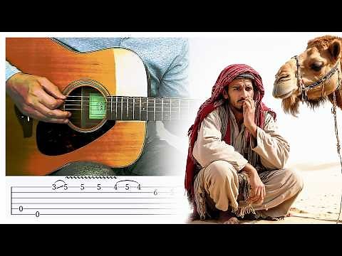 Desert Caravan [Ancient Arabic Music] Guitar Lesson w/ Tabs!