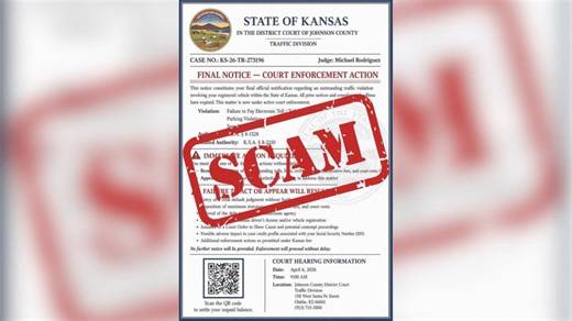 Johnson County Sheriff’s Office warns of traffic violation scam