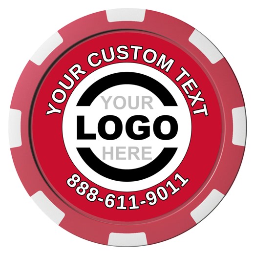 Branded Logo Composite Poker Chips
