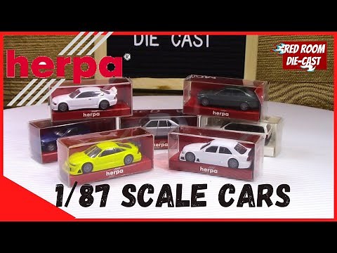 1 87 SCALE CARS - By HERPA - [Showcase 1/87 Scale)