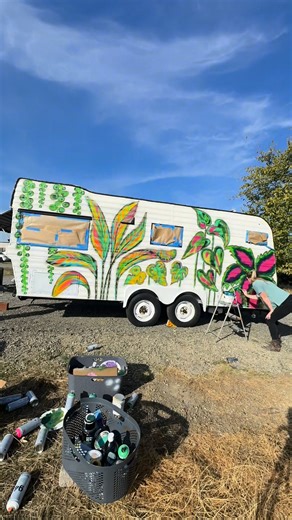 11K views · 337 reactions | Today’s mural was for @rancho_guzman_adventures. Located in Corning. They are a farm stand pop up with so many goodies and there macha is ❤️‍. This new venture is a plant pop up store. It’s so cute! And now you can’t miss it ;). Let me know if you see it cruising down the highway. | Lacy Wilson Art | Facebook
