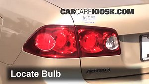 Reverse Light Replacement 2008 Kia Optima EX 2.4L 4 Cyl.