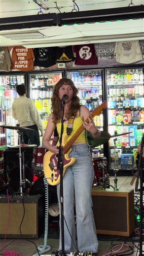 Sometimes your band plays in a convenience store