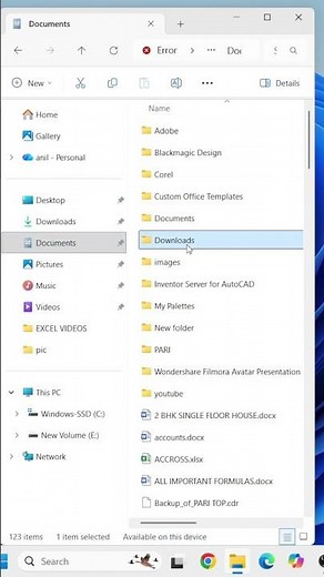 MOUSE SINGLE CLICK SETTING IN WINDOWS 11