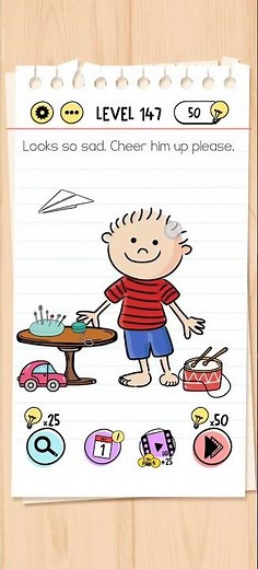 Brain Test Level 147 Solution & Walkthrough | Tricky Puzzles (Android & iOS Shorts)