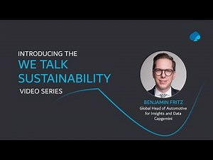 How can data drive sustainability in the automotive sector?