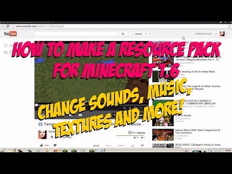 Tutorial: How to make a resource pack for Minecraft 1.6