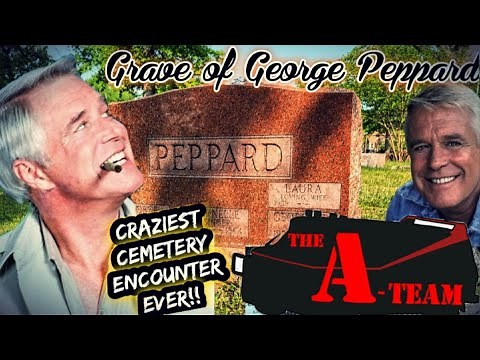 What Happened at George Peppard's Grave? | Story of Visiting A-Team Set | Northview Cemetery