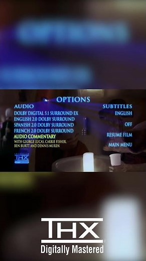 Star Wars IV A New Hope (1977) DVD Options Menu I