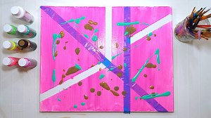 Cover the table and get ready to tape paint with Miss Yvette! | Frisco Public Library | Facebook