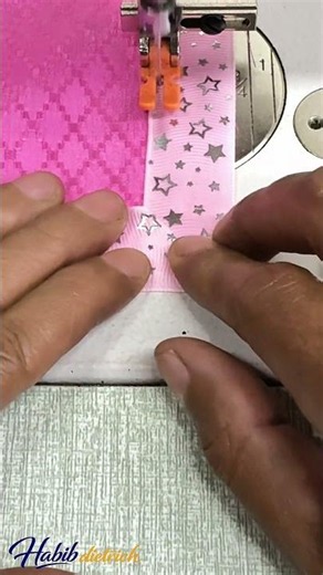 How to Sew Perfect Ribbon Corners! 🧵 # #patternmaking #sewinghacks #diy