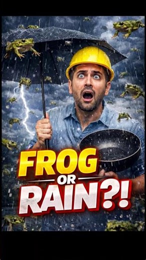 😂🐸🚨 BREAKING: आज पानी नहीं… मेंढक बरसेंगे! 🐸😂 | REAL FACT 😳#sciencefacts #usa #aifact #rain