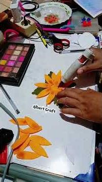 tutorial sun flower #felt #diy #tutorial