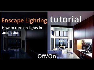 Lights on and off tutorial Enscape