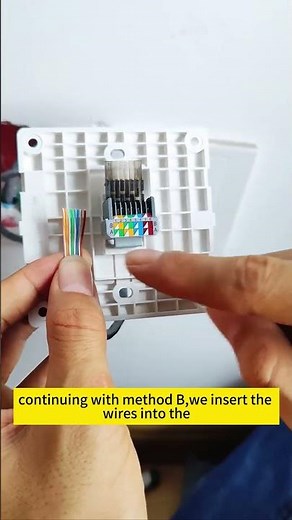 Learn how to wire network faceplates in 30 seconds.