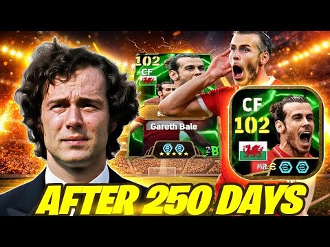 Blitz Curler Gareth Bale After 250 Days...(eFootball 2026 Mobile)