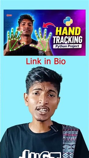 Python + AI = Hand Tracking Project #pythontamil #programtamil