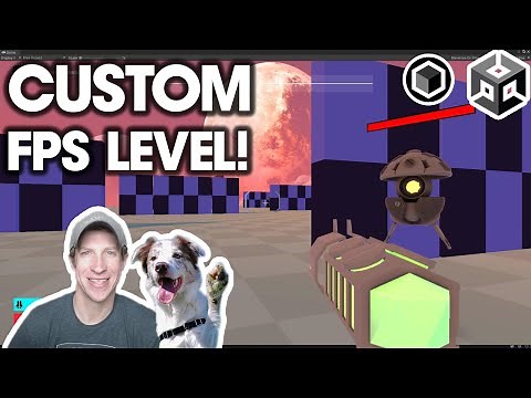 Creating a Custom FPS LEVEL in Unity! (First Person Shooter Beginner Tutorial Part 2!)