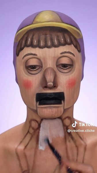 Okay hear me out.. Shrek is a Christmas movie 🎄 Pinocchio 🪵 Who else should I do?! I'm thinking a Heat Mizer / Snow Mizer next? #cosplaymakeup #shrek #cosplay