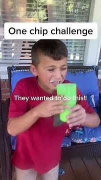 One Chip Challenge Gone Wrong: Hilarious Kid Reactions#onechipchallenge #kidsreact #funny