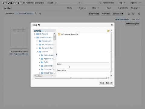 Oracle Cloud ERP - BIP with Parameters & ESS Job Registration