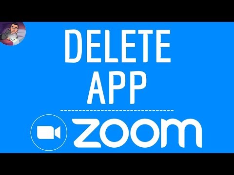 DELETE ZOOM App, how to remove Zoom application ( Video Meeting Online )